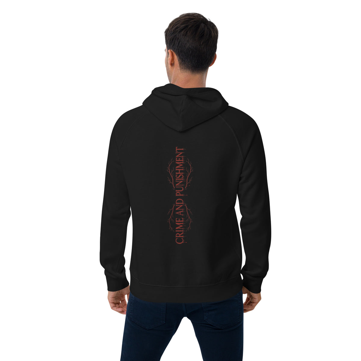 Dostoevsky Crime and Punishment eco hoodie — Earthwear Studio, view 5