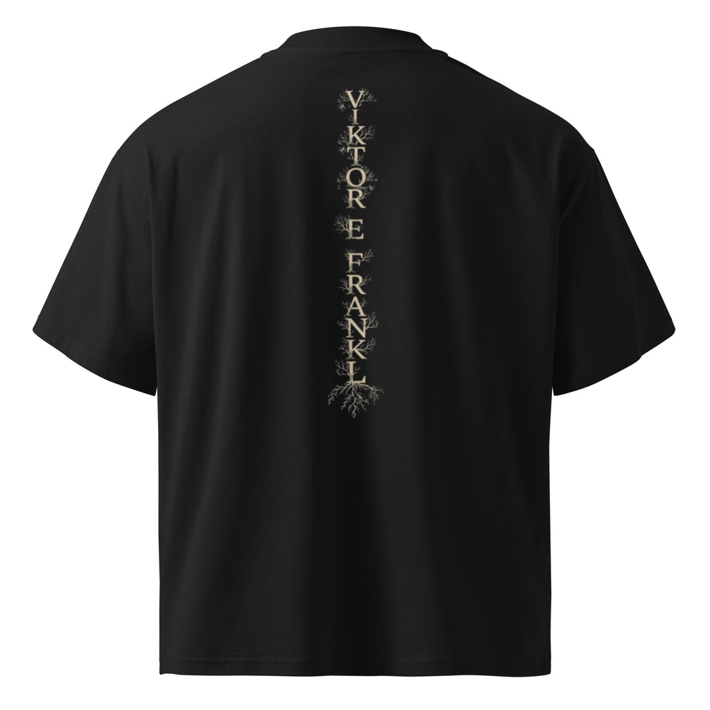 Viktor Frankl Man's Search for Meaning oversized organic t-shirt — Earthwear Studio, view 5