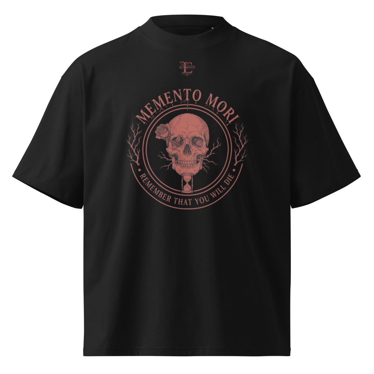 Seneca Memento Mori oversized t-shirt — Earthwear Studio, view 3