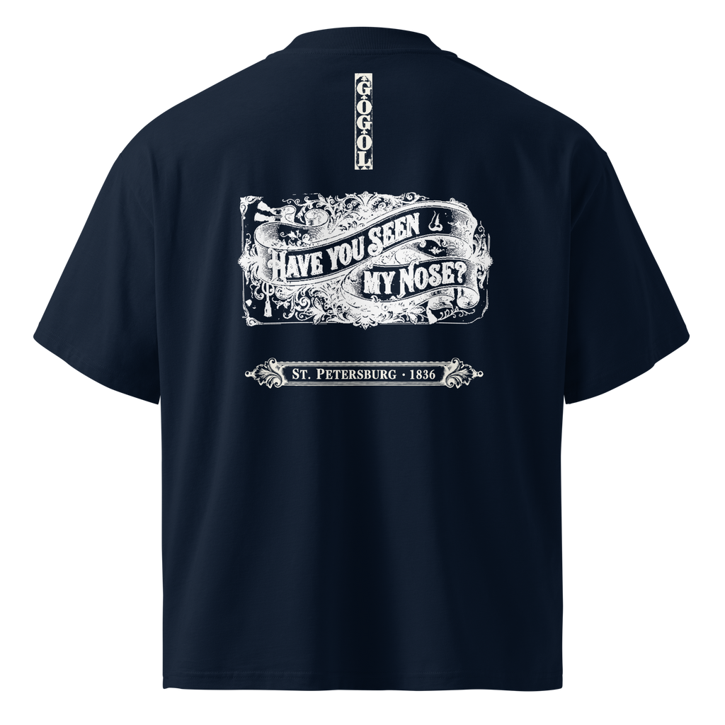 Gogol Have You Seen My Nose oversized organic t-shirt — Earthwear Studio, view 5