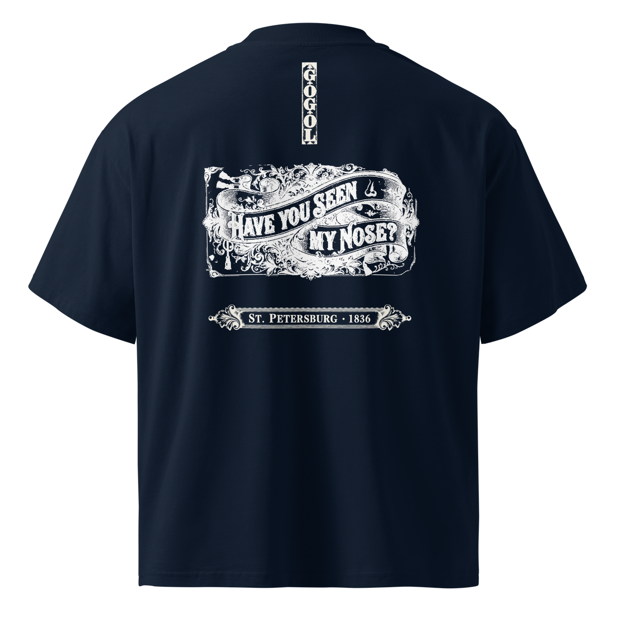 Gogol Have You Seen My Nose oversized organic t-shirt — Earthwear Studio, view 5