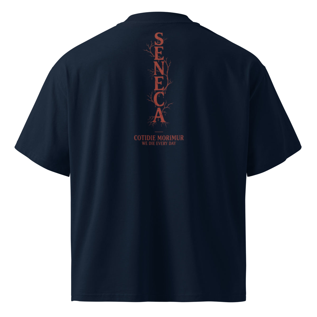 Seneca Memento Mori oversized t-shirt — Earthwear Studio, view 6