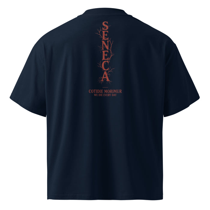 Seneca Memento Mori oversized t-shirt — Earthwear Studio, view 6