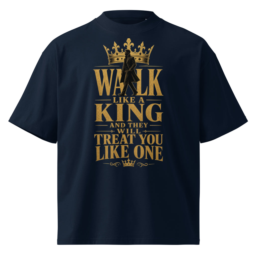 Machiavelli Walk Like a King oversized t-shirt — Earthwear Studio, view 1
