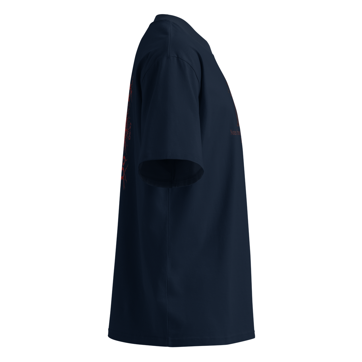 "I Am a Sick Man" oversized organic t-shirt by Earthwear Studio, Dostoevsky Notes from Underground design, view 15