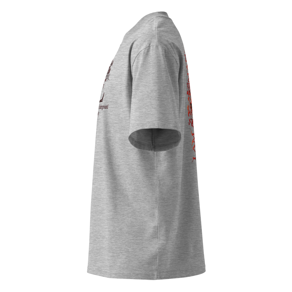 "I Am a Sick Man" oversized organic t-shirt by Earthwear Studio, Dostoevsky Notes from Underground design, view 12