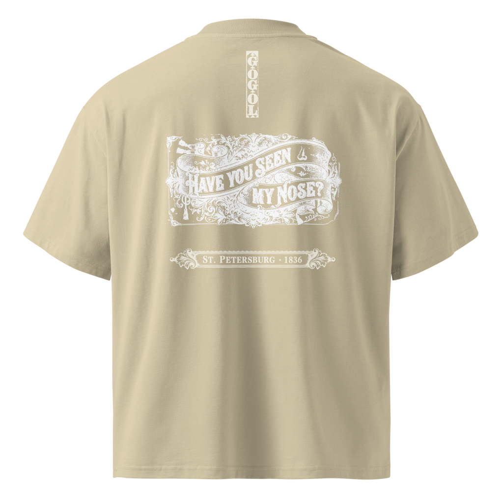 Gogol Have You Seen My Nose oversized organic t-shirt — Earthwear Studio, view 8