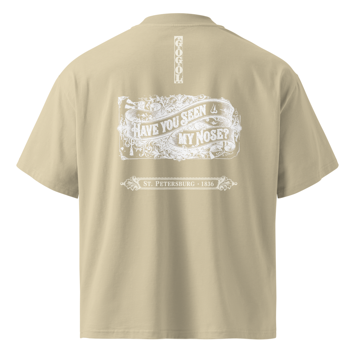 Gogol Have You Seen My Nose oversized organic t-shirt — Earthwear Studio, view 8
