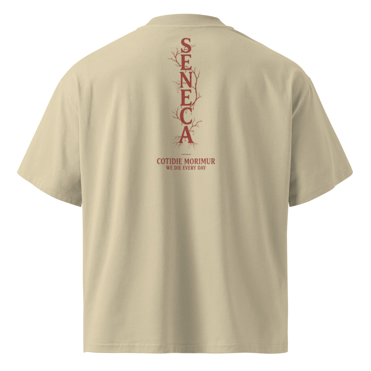 Seneca Memento Mori oversized t-shirt — Earthwear Studio, view 9