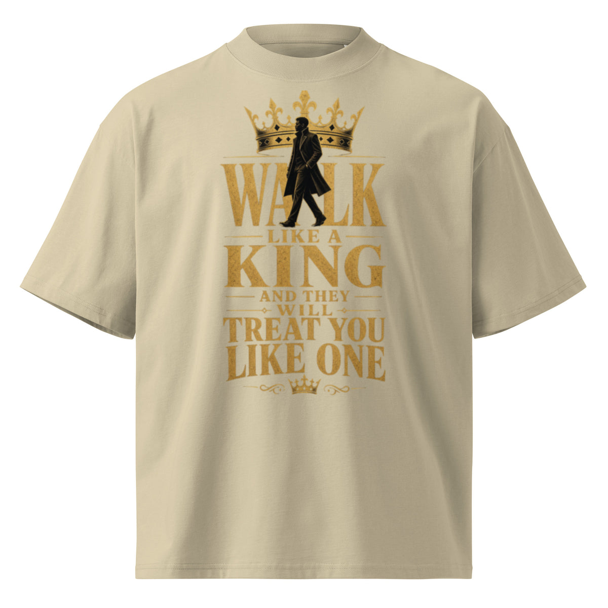Machiavelli Walk Like a King oversized t-shirt — Earthwear Studio, view 3