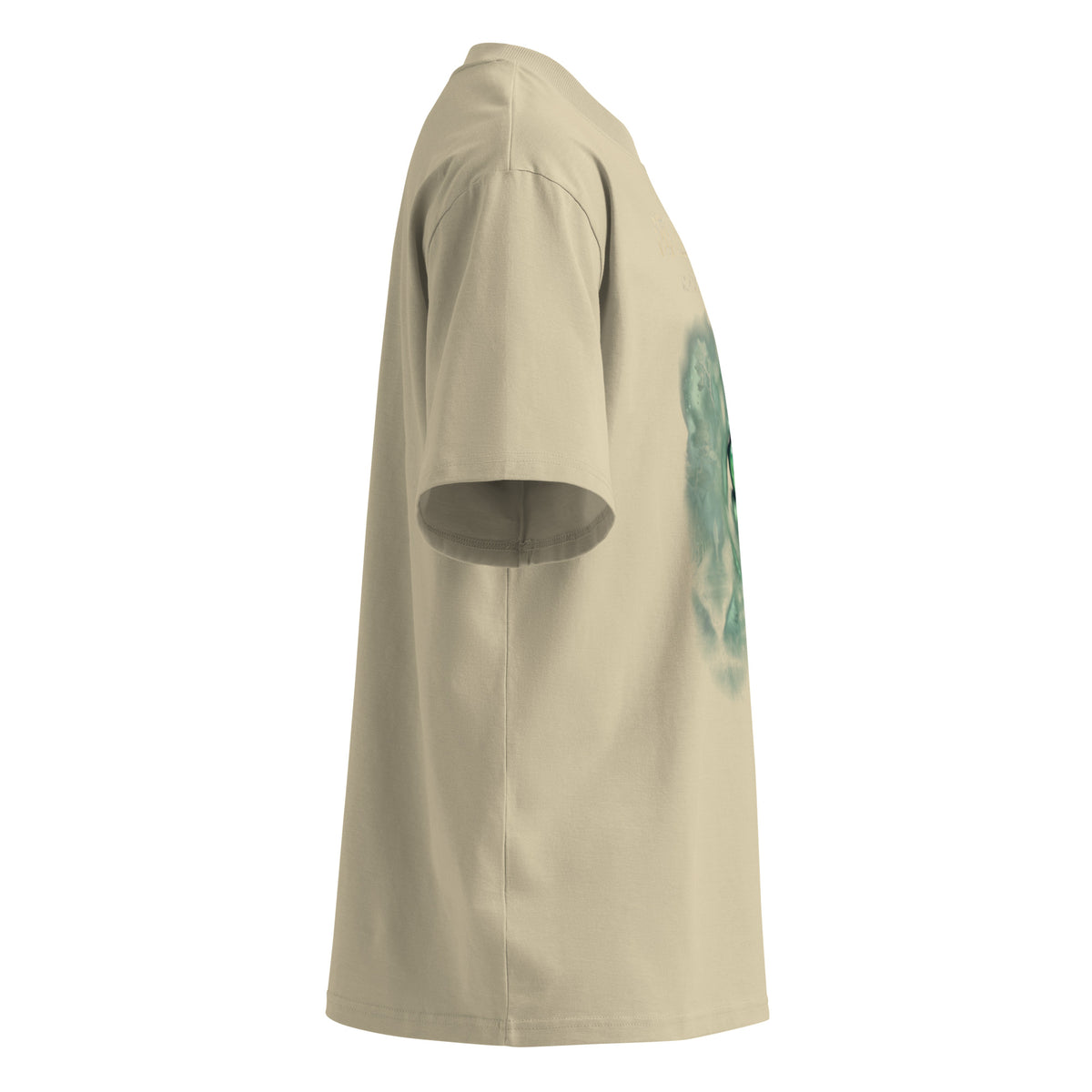 Murakami Kafka on the Shore tee, Stone, right side — Earthwear Studio