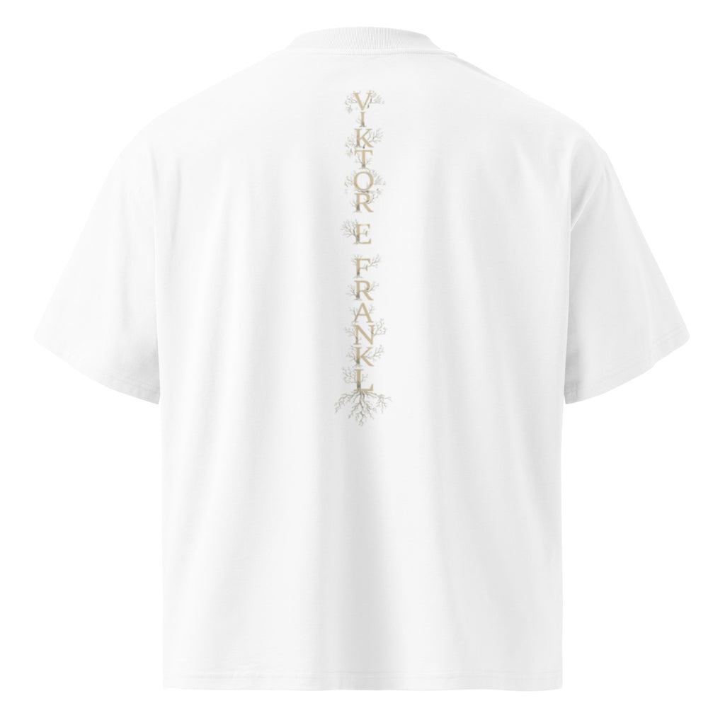 Viktor Frankl Man's Search for Meaning oversized organic t-shirt — Earthwear Studio, view 7