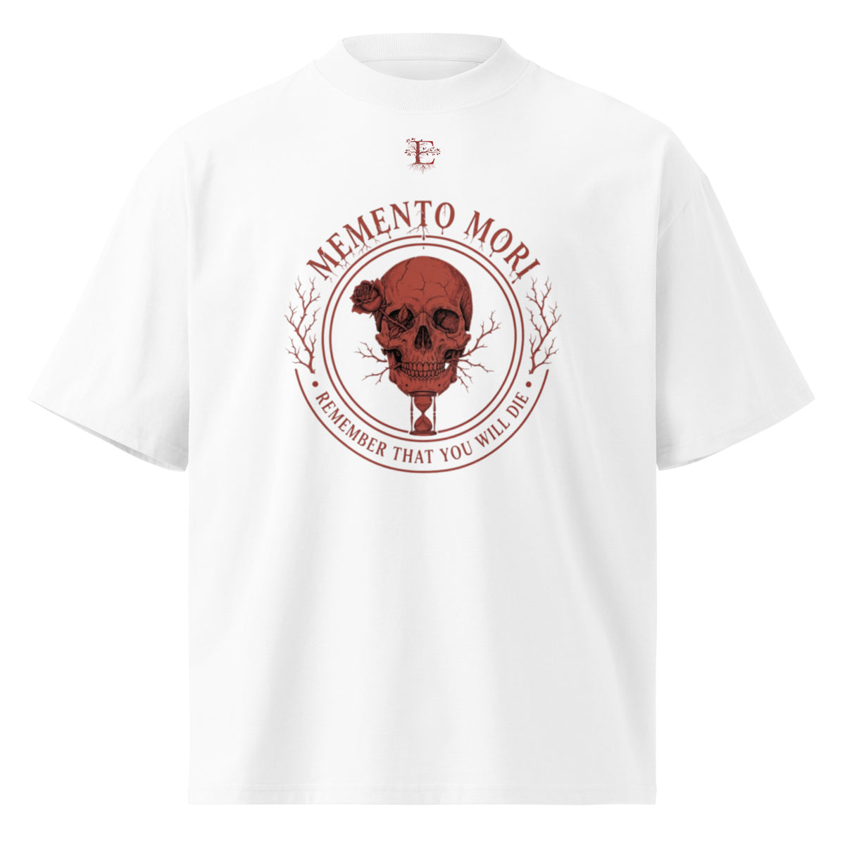 Seneca Memento Mori oversized t-shirt — Earthwear Studio, view 5