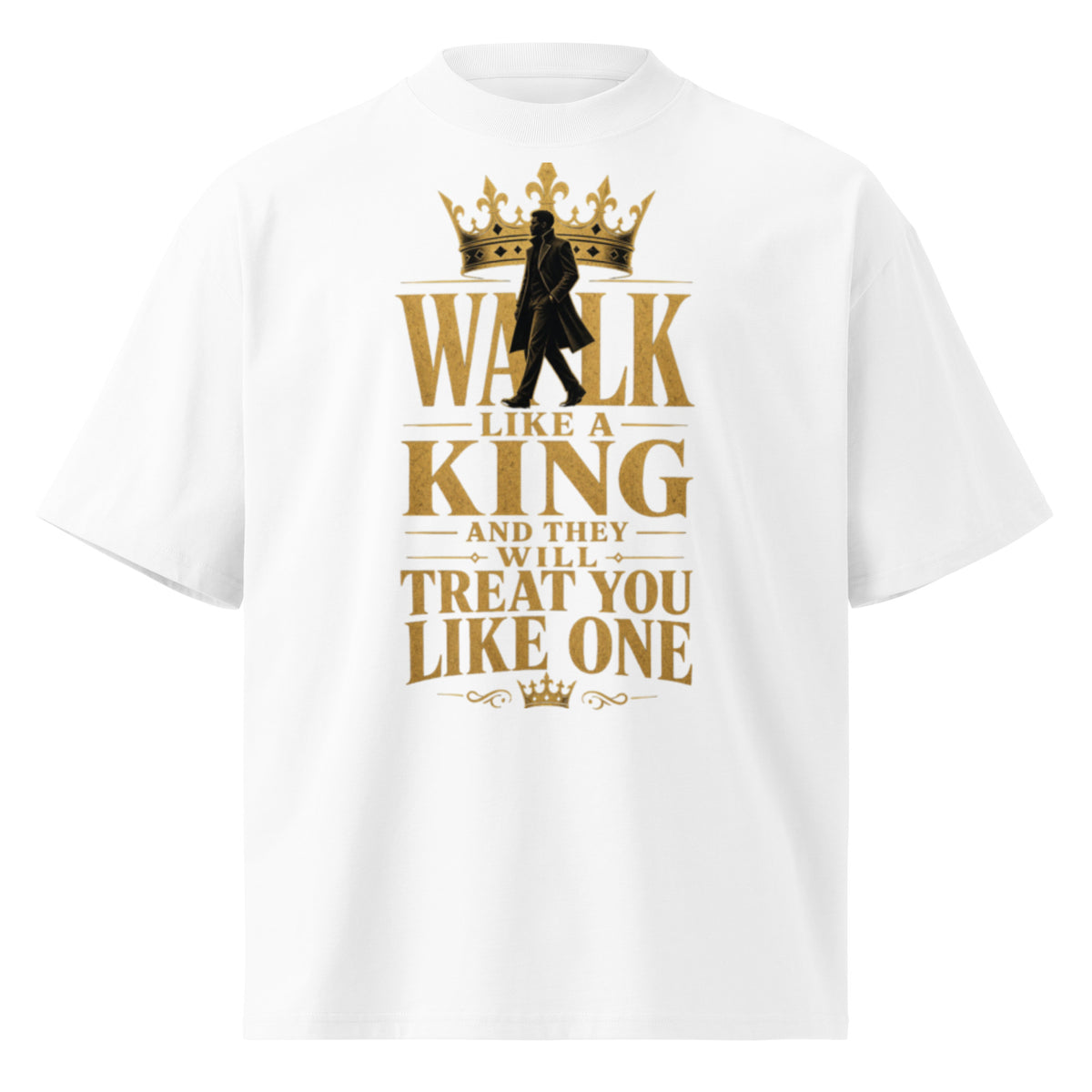 Machiavelli Walk Like a King oversized t-shirt — Earthwear Studio, view 4