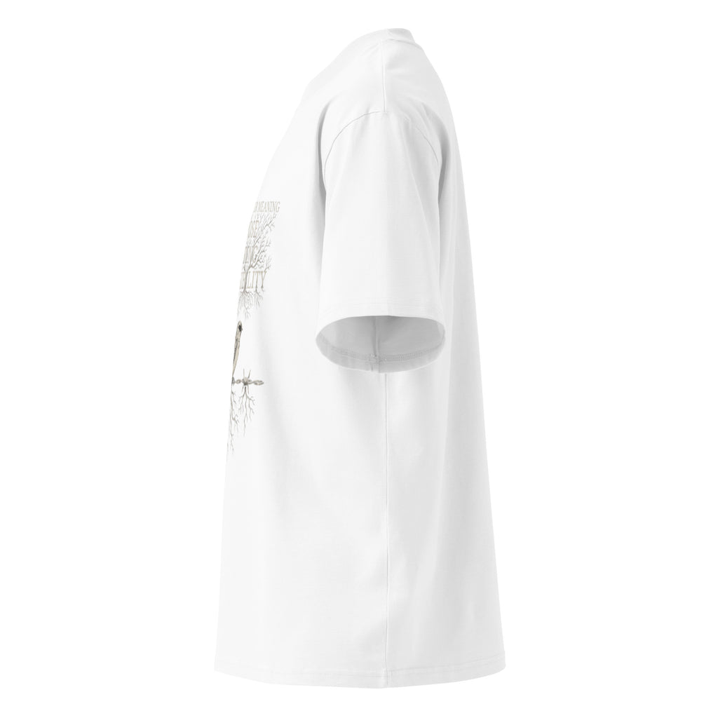 Viktor Frankl Man's Search for Meaning oversized organic t-shirt — Earthwear Studio, view 11