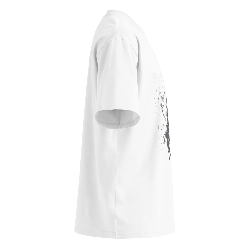 Hiromi Kawakami tee, White, right side — Earthwear Studio