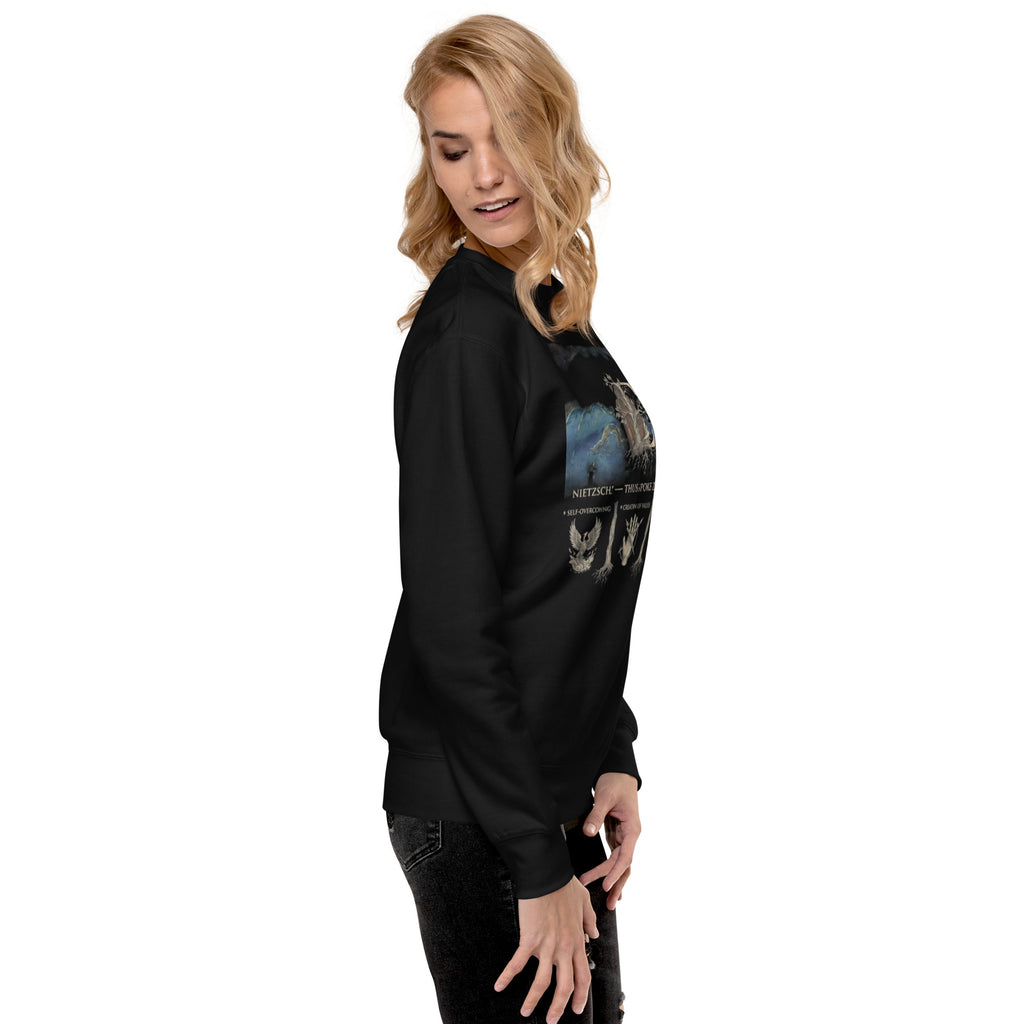 Nietzsche Thus Spoke Zarathustra premium sweatshirt — Earthwear Studio, view 6