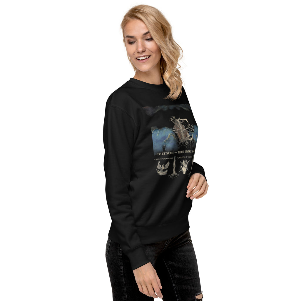 Nietzsche Thus Spoke Zarathustra premium sweatshirt — Earthwear Studio, view 4