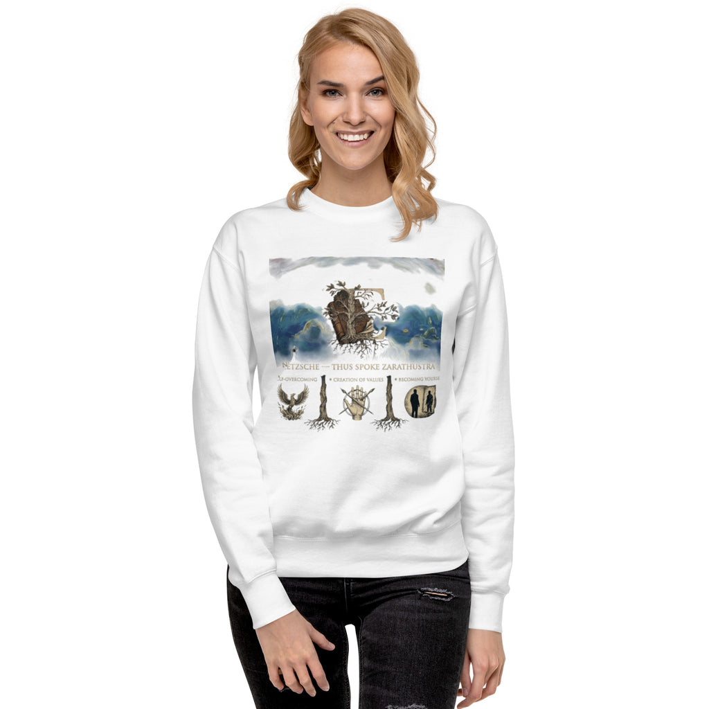 Nietzsche Thus Spoke Zarathustra premium sweatshirt — Earthwear Studio, view 9