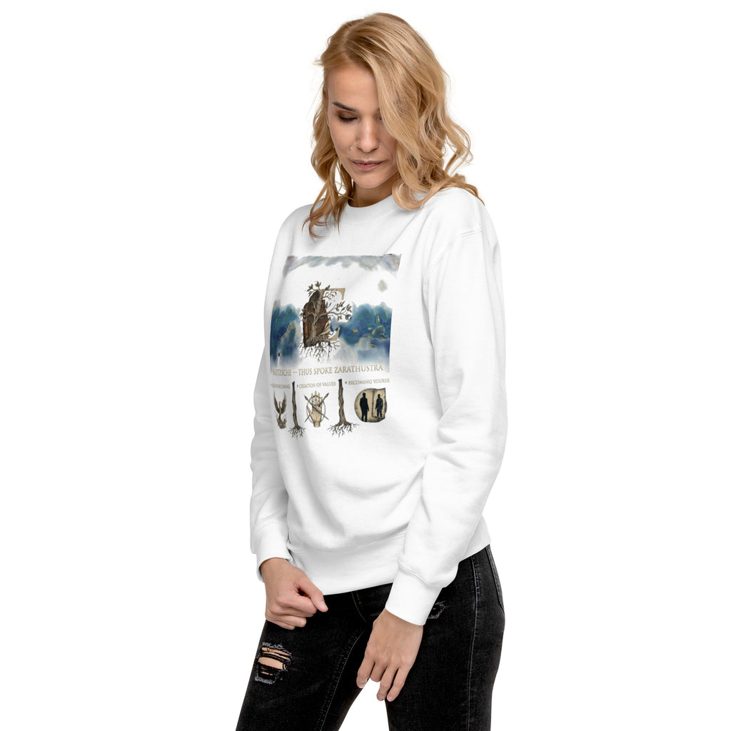 Nietzsche Thus Spoke Zarathustra premium sweatshirt — Earthwear Studio, view 10
