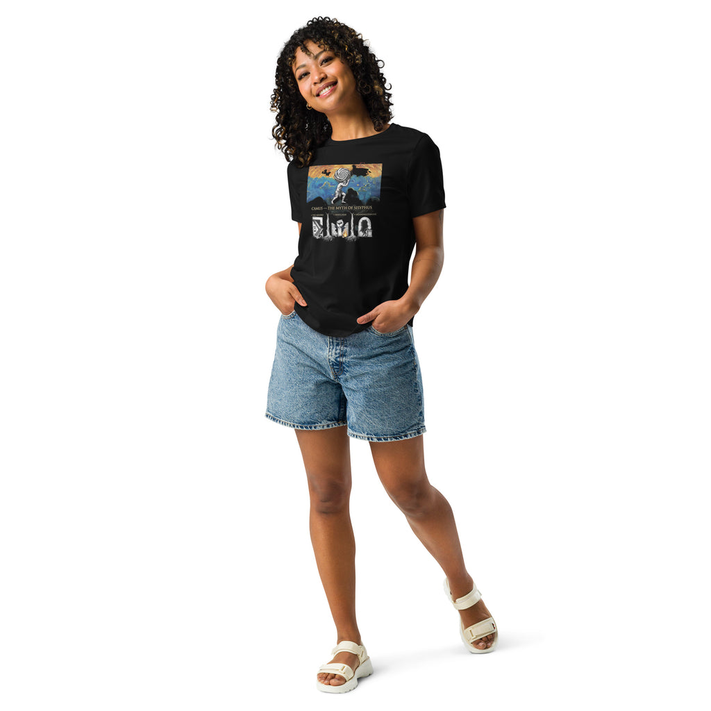 Albert Camus Myth of Sisyphus women's relaxed t-shirt — Earthwear Studio, view 1